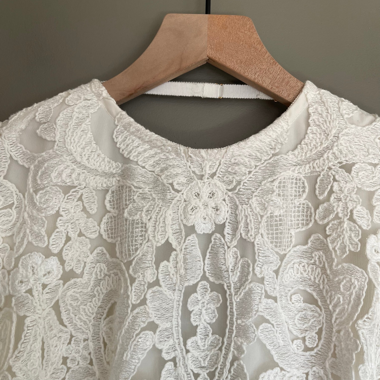Nwt Sabina Musayev Sondrine Dress White Lace Size Xs Chic Feminine Romantic Sexy — image 8 of 8